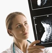 O diagnóstico da osteocondrose especifícase mediante un exame x -ray
